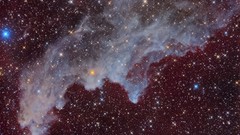 Stars clouds dust nebulae outer space