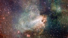 Stars clouds nebulae outer space