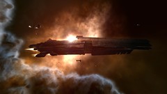 Stars clouds War lights weapons game video spaceships eve 
