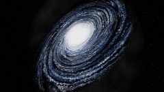 Stars cluster nebulae galaxies outer space