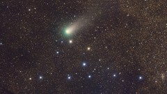 Stars comet outer space