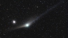 Stars comet outer space