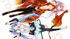 Stars dress tie navel red eyes gloves Ribbons red dress blue 