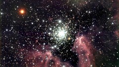 Stars dust cluster nebulae outer space