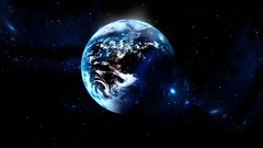 Stars Earth planets outer space