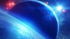 Stars Earth planets outer space qauz