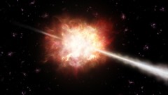 Stars explosions outer space