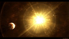 Stars explosions planets outer space