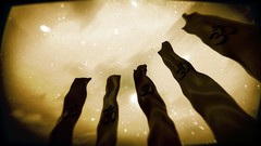 Stars Flags outer space Hinduism Om spiritual