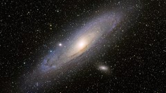 Stars galaxies outer space Andromeda Galaxy