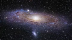 Stars galaxies outer space Andromeda Galaxy