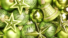 Stars Green Holidays Christmas Bells Christmas ornament