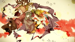 Stars hatsune miku vocaloid kagamine len Megpoid Gumi