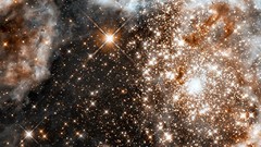 Stars Hubble cluster nebulae outer space