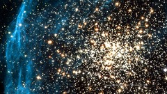 Stars Hubble cluster outer space