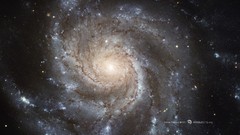 Stars Hubble spiral galaxies outer space
