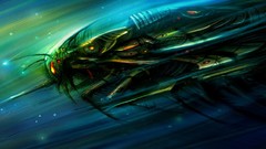 Stars insects spaceships Concept