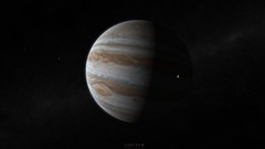 Stars Jupiter planets outer space moons