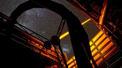 Stars Lasers cityscapes