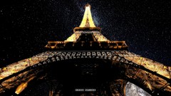 Stars lights Eiffel Tower Paris France tower Photo manipulation 