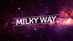Stars Milky Way Typography outer space