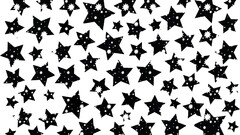 Stars monochrome artwork pattern