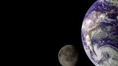 Stars moon Black hole Earth planets nebulae galaxies outer space