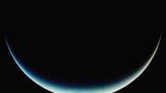 Stars moon Earth outer space