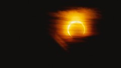 Stars moon Earth outer space