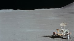 Stars moon Earth space