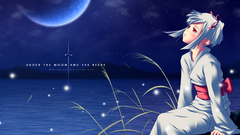 Stars moon Japanese clothes
