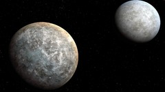 Stars moon planets science fiction outer space