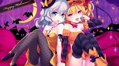 Stars moon wings dress hats Sweets Halloween Vampires white 