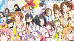 Stars moon wings headphones bows microphones long hair anime 