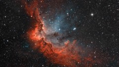 Stars multicolor nebulae galaxies outer space