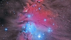 Stars multicolor nebulae galaxies outer space