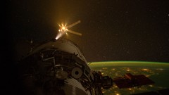 Stars NASA spaceships vehicles outer space