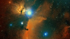 Stars nebulae galaxies outer space