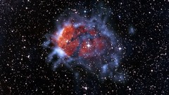 Stars nebulae outer space