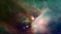 Stars nebulae outer space