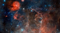 Stars nebulae outer space