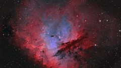 Stars nebulae outer space