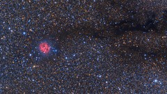 Stars nebulae outer space