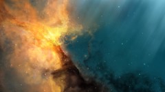 Stars nebulae outer space