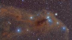 Stars nebulae outer space