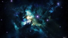 Stars nebulae outer space