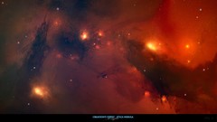 Stars nebulae outer space