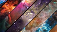 Stars nebulae outer space