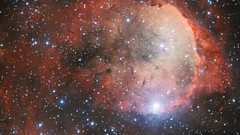 Stars nebulae outer space