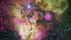 Stars nebulae outer space